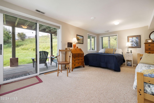 407 Meadow Rd, Edwards, CO 81632 - carpeted bedroom featuring access to exterior