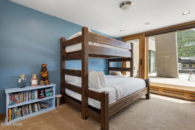710 W Lionshead Cir Unit 501, Vail, CO 81657 - carpeted bedroom featuring access to outside