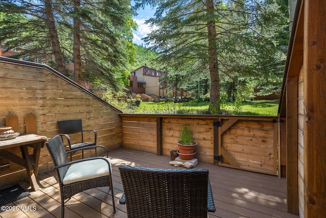 4506 Spruce Way Unit 2, Vail, CO 81657 - view of deck