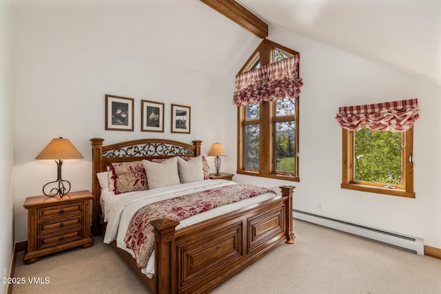 25 Cottage Cir, Edwards, CO 81632 - bedroom with a baseboard radiator and light carpet