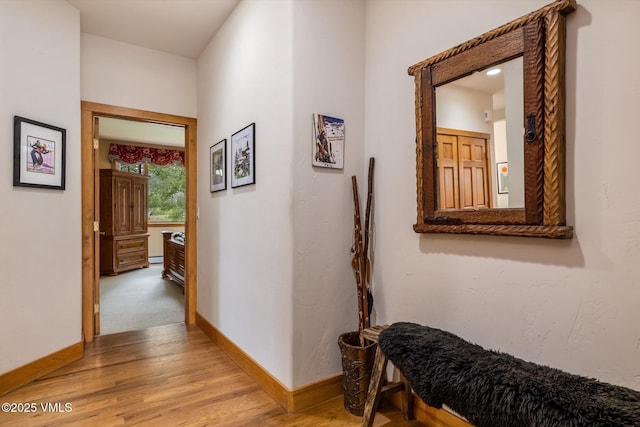 25 Cottage Cir, Edwards, CO 81632 - hallway featuring baseboards and light wood-style flooring