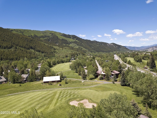 83 Larkspur Ln Unit A, Avon, CO 81620 - view of mountain background with a heavily wooded area and a golf course
