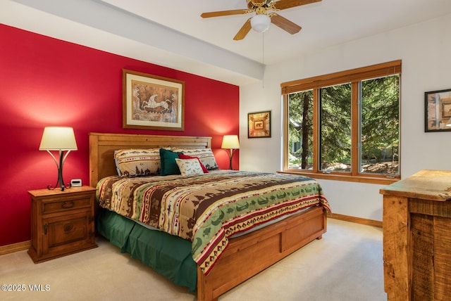 74 Cresta Rd Unit 110, Edwards, CO 81632 - bedroom featuring carpet flooring and ceiling fan