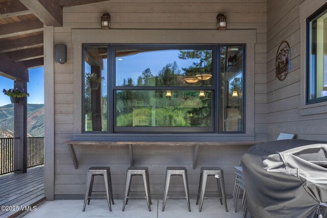 620 Jouflas Ranch Rd, Wolcott, CO 81655 - view of patio with area for grilling and a wooden deck