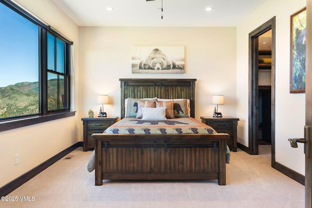 620 Jouflas Ranch Rd, Wolcott, CO 81655 - bedroom featuring light carpet and recessed lighting