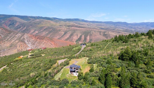 620 Jouflas Ranch Rd, Wolcott, CO 81655 - mountain view featuring a heavily wooded area