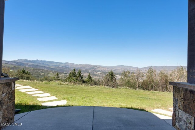 620 Jouflas Ranch Rd, Wolcott, CO 81655 - view of grassy yard featuring a mountain view