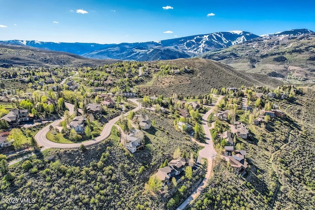 2900 June Creek Trl Unit B, Avon, CO 81620 - aerial view of property and surrounding area with a mountain backdrop