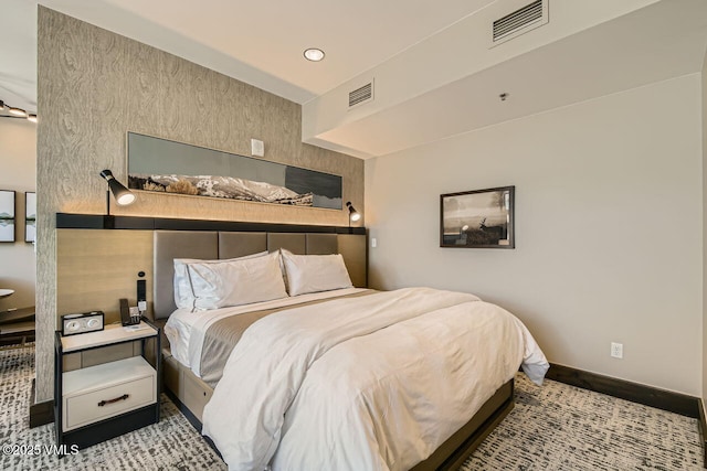 126 Riverfront Ln Unit 438, Avon, CO 81620 - bedroom with baseboards and recessed lighting