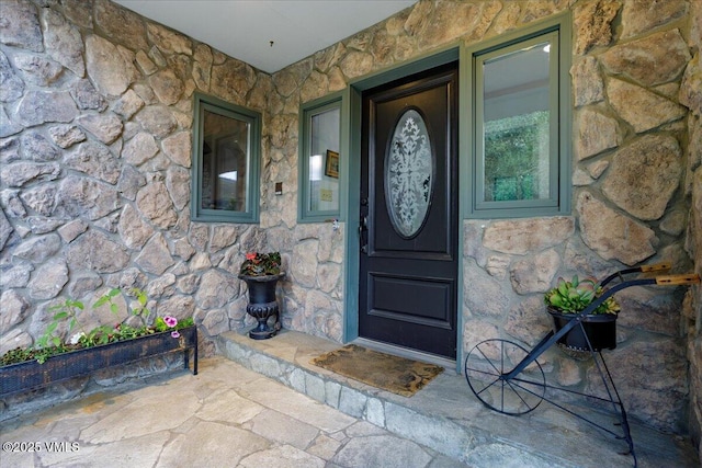 780 Deer Blvd, Avon, CO 81620 - entrance to property with stone siding and covered porch
