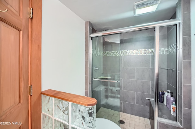 bathroom with walk in shower