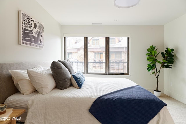 430 S Frontage Rd E Ru-D, Unit Ru-D Vail, CO 81657 - bedroom with light carpet and baseboards