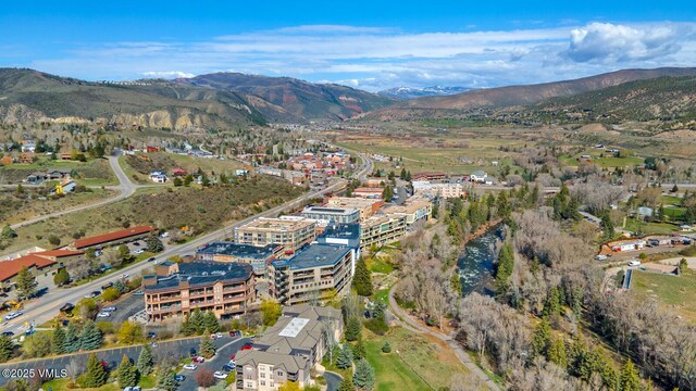 295 Main St Unit R-201, Edwards, CO 81632 - aerial view of property and surrounding area with a mountain backdrop