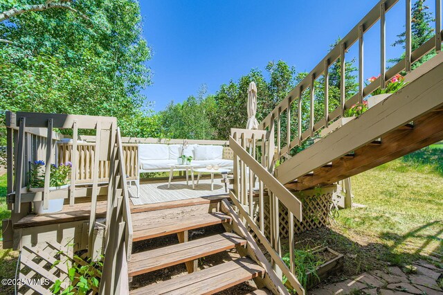 8 Charolais Cir, Edwards, CO 81632 - wooden deck with stairs