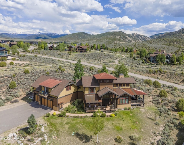 75 Aster Ct, Eagle, CO 81631 - view from above of property with mountains