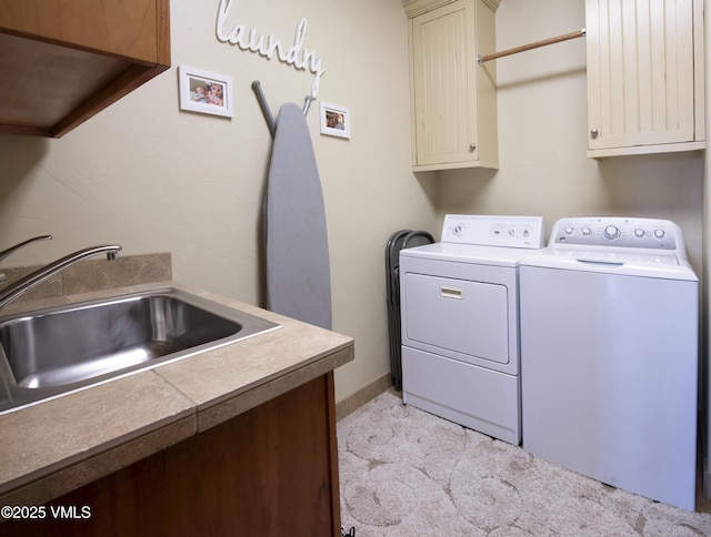 75 Aster Ct, Eagle, CO 81631 - laundry room featuring cabinet space and washing machine and dryer