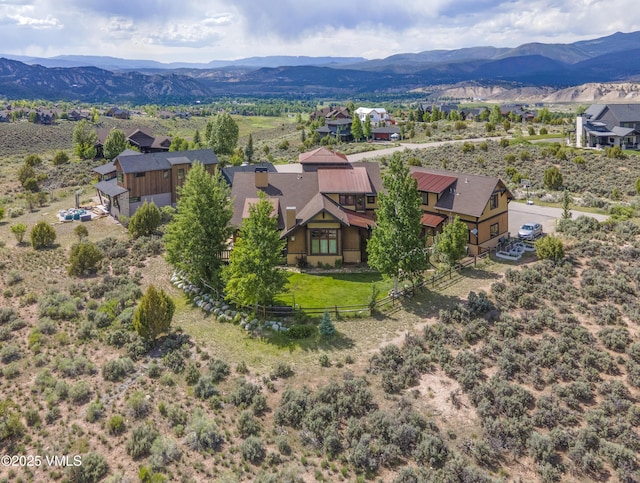 75 Aster Ct, Eagle, CO 81631 - view from above of property with a mountain backdrop