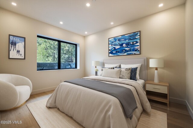 1487 Vail Valley Dr, Vail, CO 81657 - bedroom with recessed lighting and wood finished floors
