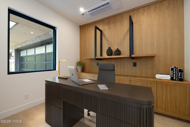 1487 Vail Valley Dr, Vail, CO 81657 - office with light wood-style flooring and baseboards