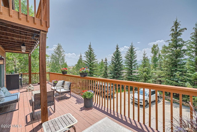 3078 Wildridge Rd Unit D, Avon, CO 81620 - deck with outdoor lounge area