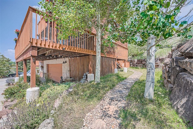3078 Wildridge Rd Unit D, Avon, CO 81620 - view of side of home featuring a wooden deck