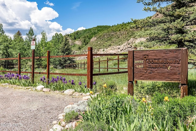 2540 Kinnikinnick Rd Unit G-2, Vail, CO 81657 - gate with a mountain view