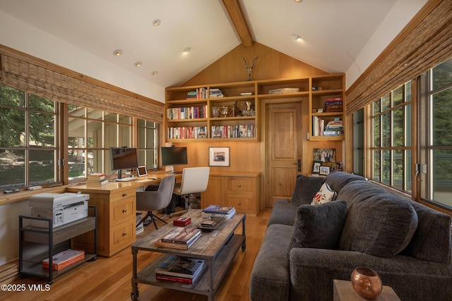416 Forest Rd Unit A, Vail, CO 81657 - office space with built in study area and light wood-type flooring