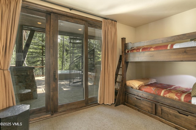 179 S Fairway Dr, Beaver Creek, CO 81620 - unfurnished bedroom with carpet flooring and access to exterior