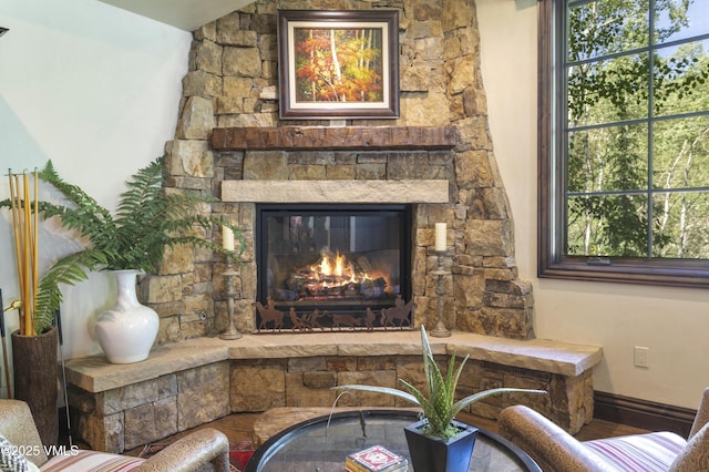 179 S Fairway Dr, Beaver Creek, CO 81620 - detailed view of a stone fireplace