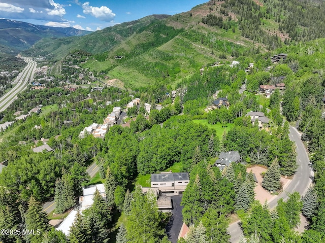 777 Potato Patch Dr Unit A, Vail, CO 81657 - aerial view of property's location with a mountainous background
