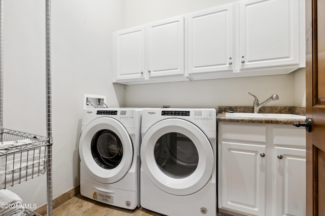 295 Main St Unit R305, Edwards, CO 81632 - washroom featuring cabinet space, independent washer and dryer, and baseboards