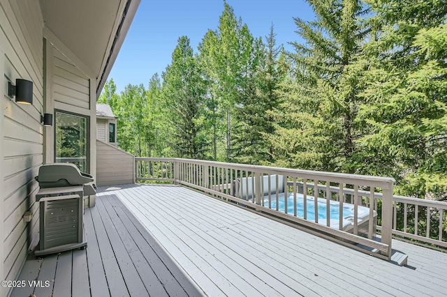 1359 Greenhill Ct Unit E, Vail, CO 81657 - view of wooden deck