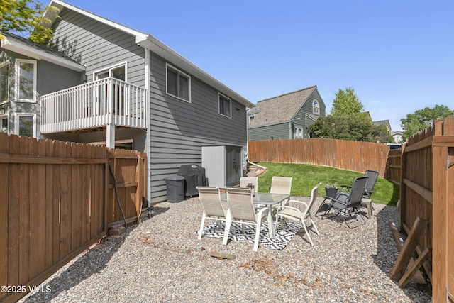 443 Porphyry Rd Unit F, Gypsum, CO 81637 - view of patio / terrace with a grill and outdoor dining area
