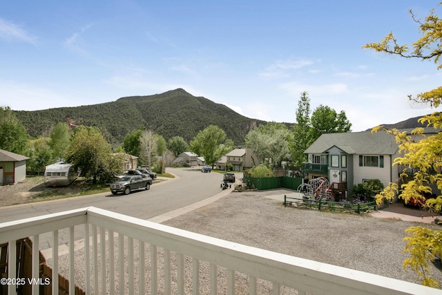 443 Porphyry Rd Unit F, Gypsum, CO 81637 - view of mountain background with nearby suburban area