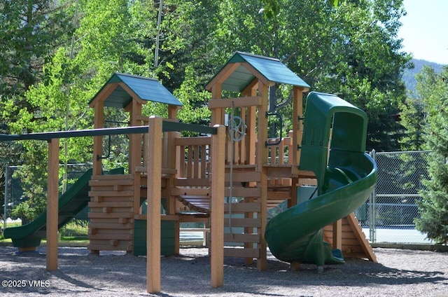 view of play area