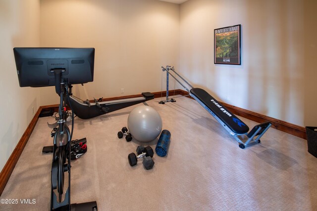 view of exercise room