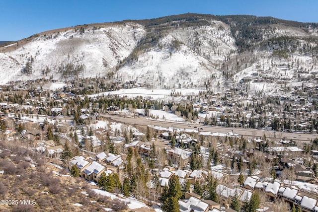 mountain view featuring a residential view