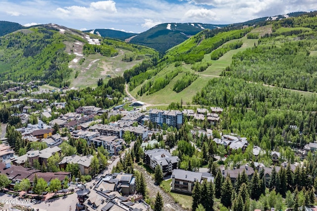 103 Willow Pl Unit 301, Vail, CO 81657 - aerial overview of property's location with mountains