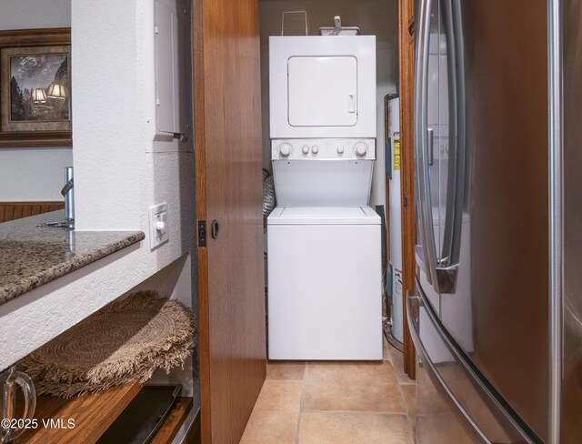 120 Offerson Rd Unit 6140, Beaver Creek, CO 81620 - laundry area with estacked washer and dryer