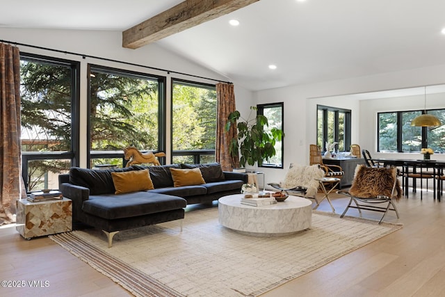 971 Winslow Rd, Edwards, CO 81632 - living area with wood finished floors, plenty of natural light, and recessed lighting
