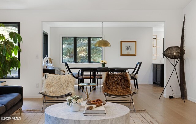 971 Winslow Rd, Edwards, CO 81632 - dining room with light wood-style floors and baseboards