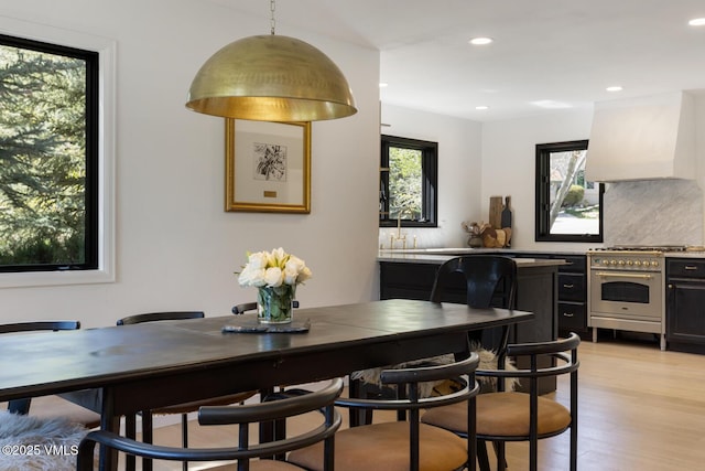971 Winslow Rd, Edwards, CO 81632 - dining room featuring light wood finished floors and recessed lighting