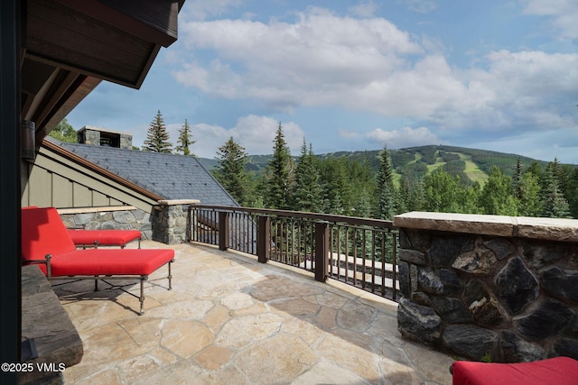 780 Potato Patch Dr, Vail, CO 81657 - patio / terrace with a mountain view and a view of trees