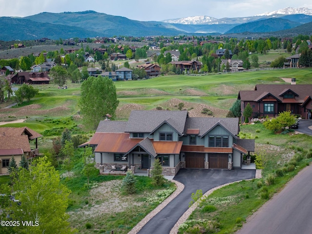 4 E Dewey Park, Eagle, CO 81631 - aerial perspective of suburban area featuring mountains and a golf course