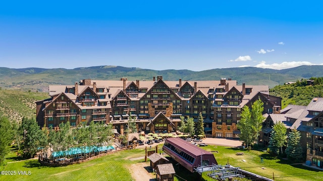 130 Daybreak Rd # Hs619, Avon, CO 81620 - aerial view of a mountain backdrop