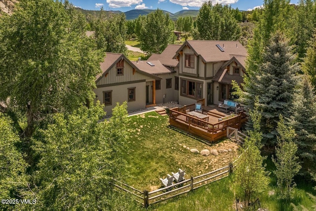 674 Hernage Creek Rd, Eagle, CO 81631 - view from above of property featuring a mountain backdrop