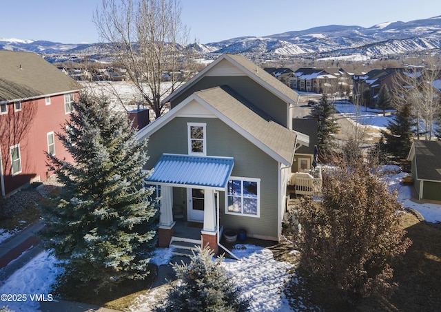 view of property featuring a mountain view