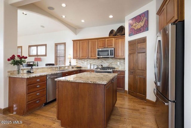 50 Andover Trl, Edwards, CO 81632 - kitchen with recessed lighting, wood finished floors, stainless steel appliances, and a sink