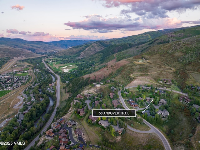 50 Andover Trl, Edwards, CO 81632 - bird's eye view featuring a mountain view