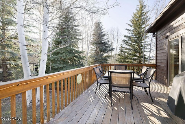 50 Andover Trl, Edwards, CO 81632 - wooden deck featuring outdoor dining area